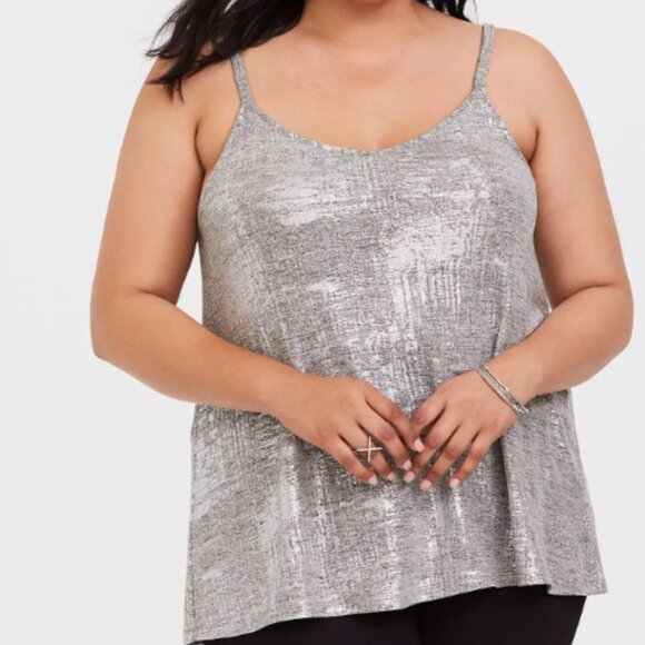 Torrid Foil Hacci Swing Cami - Picture 1 of 11